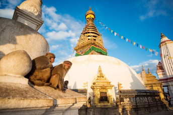 Vista del Swayambhunath Stupa Kathmandu, Nepal © Bon Appetit / Shutterstock