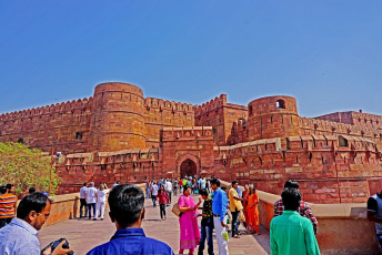 Fuerte de Agra, fortaleza de arenisca roja de la India, provincia de Agra, Uttar Pradesh © SARIN KUNTHONG / Shutterstock
