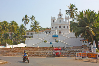 Iglesia de Nuestra Señora de la Inmaculada Concepción. Panjim (Panaji) - capital del Estado indio de Goa - Imagen de Alexandra Lande
