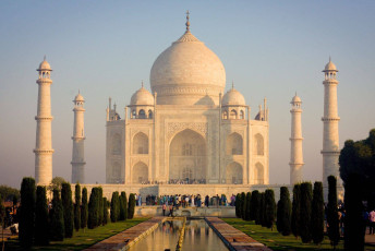 Taj Mahal al amanecer, Agra - Imagen de Alexandra Lande