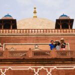 Turista-en-la Tumba de Humayun