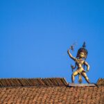 estatua-de-Hanuman-encima-de-Hanuman-Dhoka